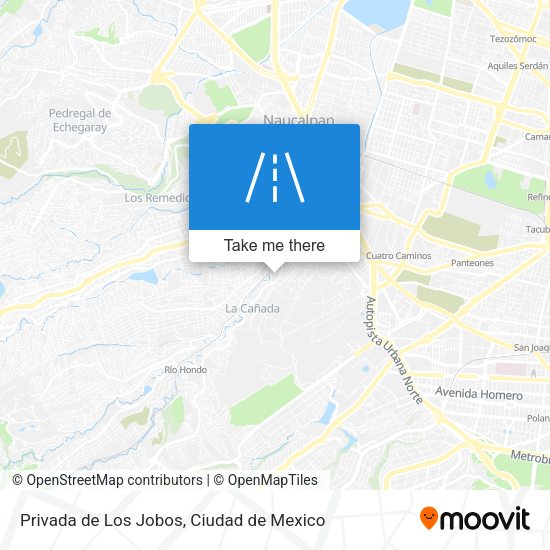 Privada de Los Jobos map