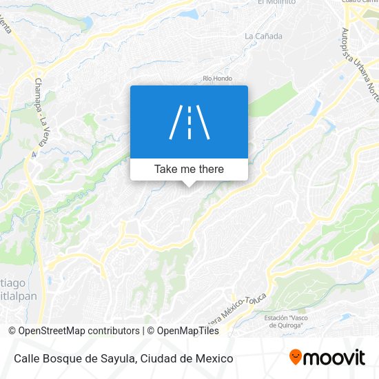 Calle Bosque de Sayula map