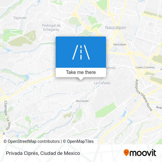 Mapa de Privada Ciprés