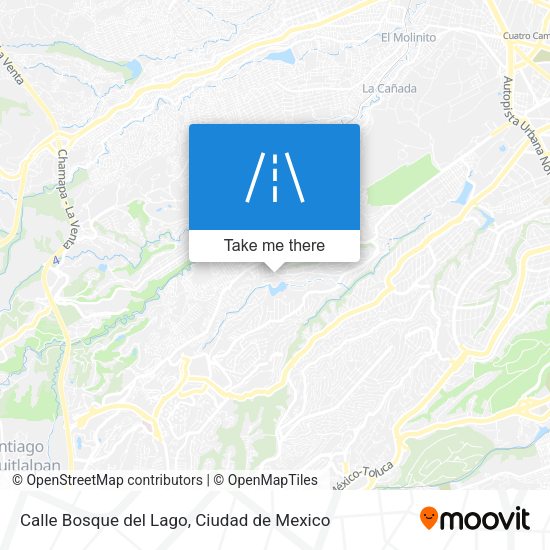 Calle Bosque del Lago map