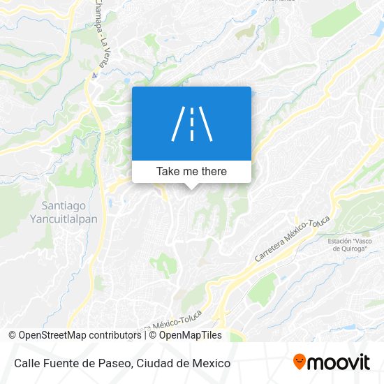Mapa de Calle Fuente de Paseo