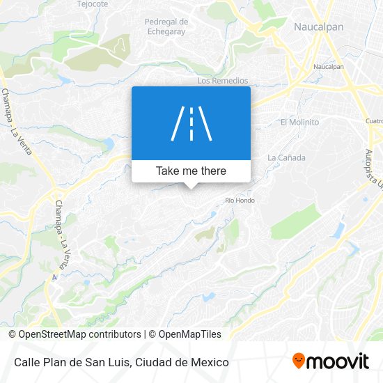 Mapa de Calle Plan de San Luis