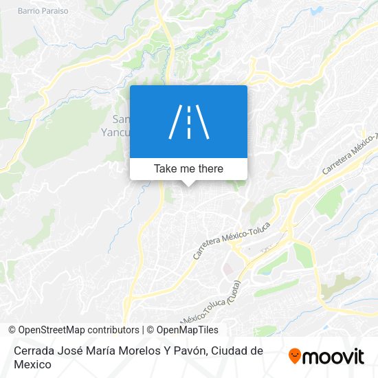 Mapa de Cerrada José María Morelos Y Pavón