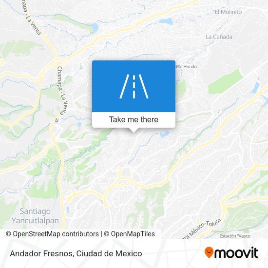 Andador Fresnos map
