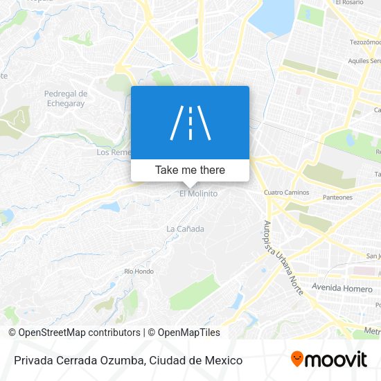 Mapa de Privada Cerrada Ozumba
