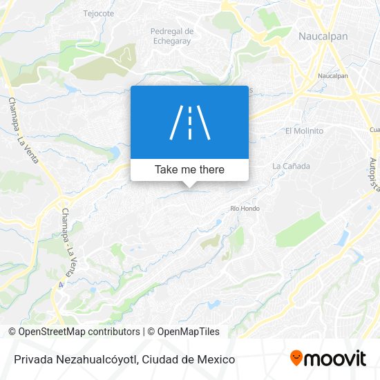 Privada Nezahualcóyotl map
