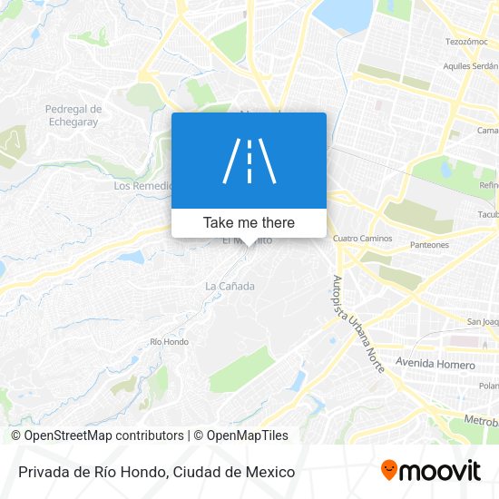 Privada de Río Hondo map