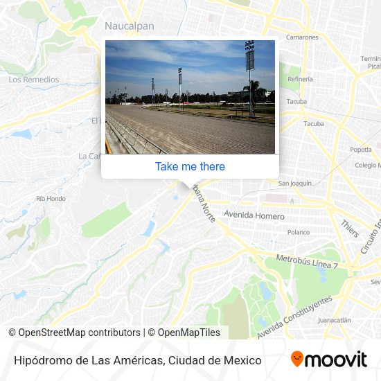 Mapa de Hipódromo de Las Américas
