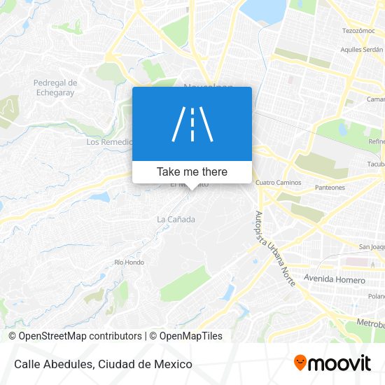 Mapa de Calle Abedules