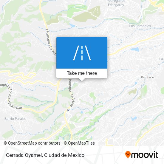 Cerrada Oyamel map