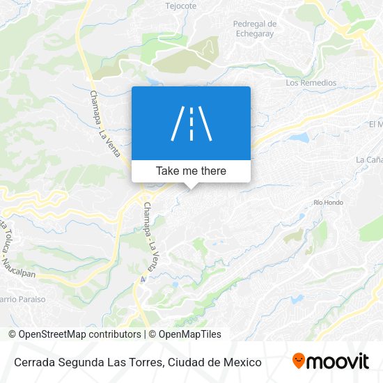 Cerrada Segunda Las Torres map