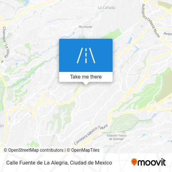 Mapa de Calle Fuente de La Alegria