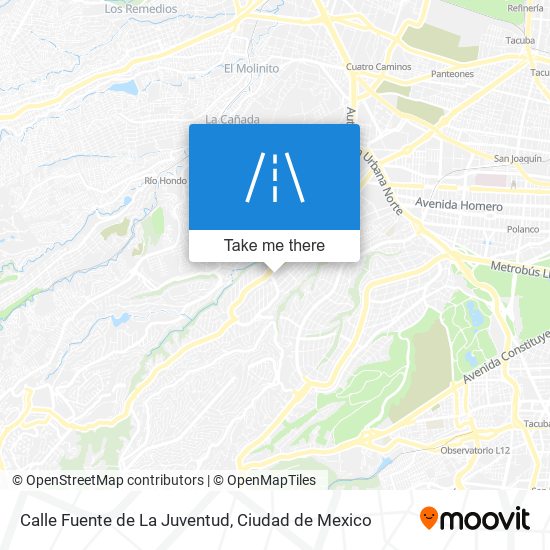 Mapa de Calle Fuente de La Juventud