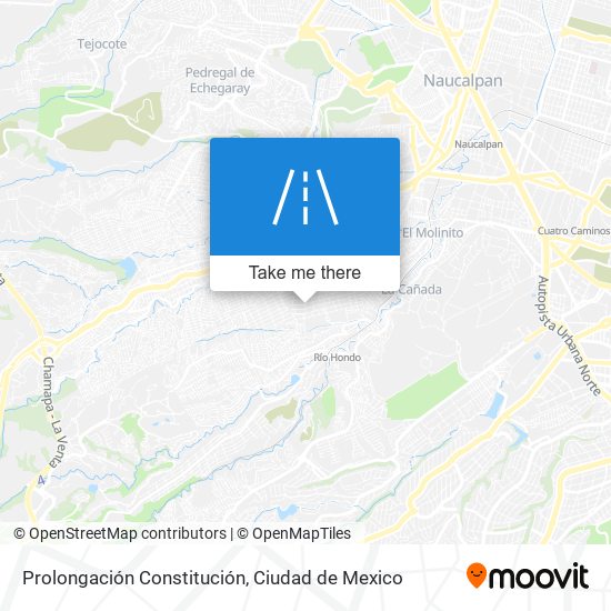 Prolongación Constitución map