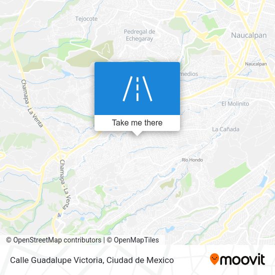 Calle Guadalupe Victoria map