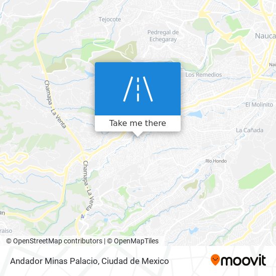 Andador Minas Palacio map