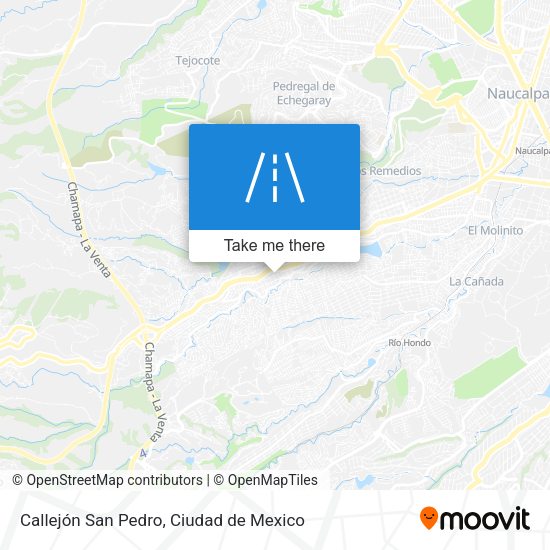 Callejón San Pedro map