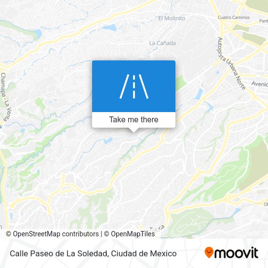 Calle Paseo de La Soledad map