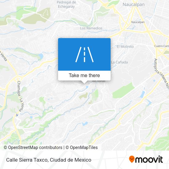 Mapa de Calle Sierra Taxco