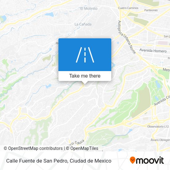 Calle Fuente de San Pedro map