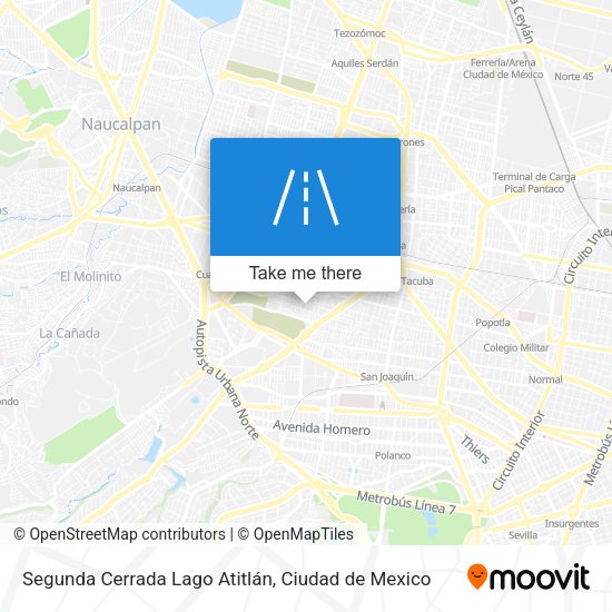 Segunda Cerrada Lago Atitlán map
