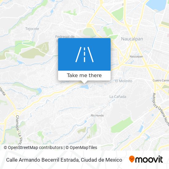 Calle Armando Becerril Estrada map