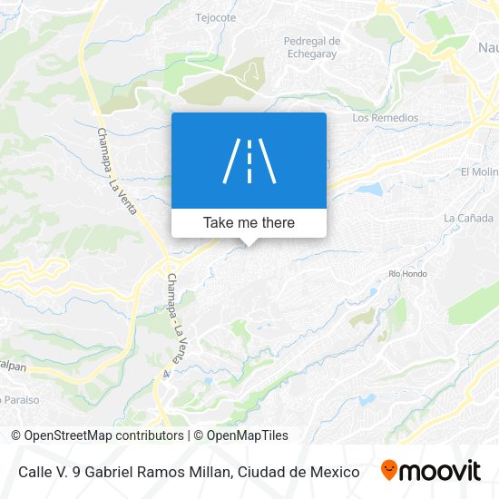 Calle V. 9 Gabriel Ramos Millan map