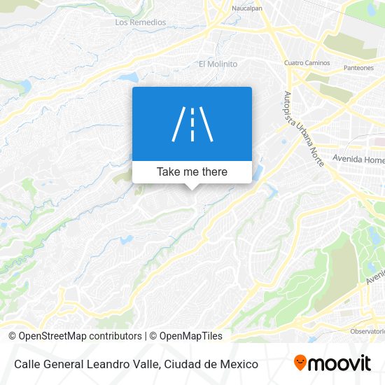 Calle General Leandro Valle map
