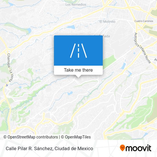 Mapa de Calle Pilar R. Sánchez