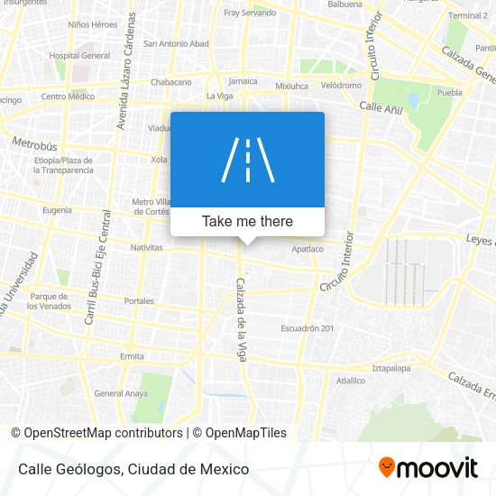 Calle Geólogos map