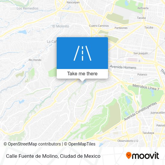 Calle Fuente de Molino map
