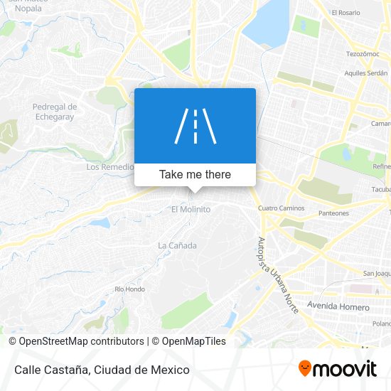 Calle Castaña map