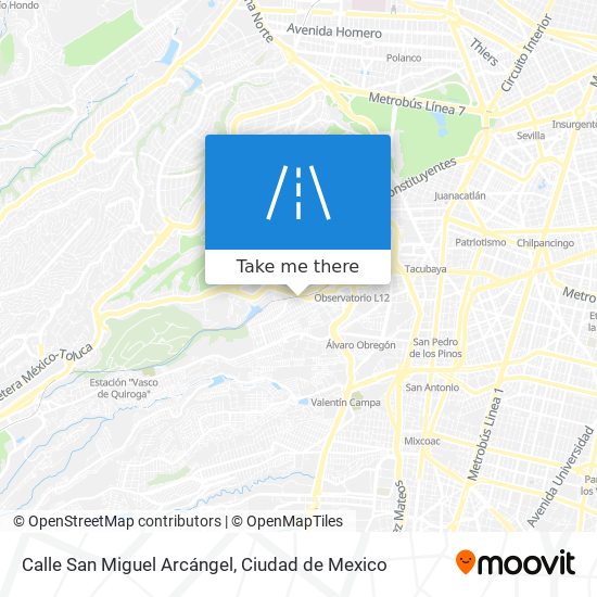 Calle San Miguel Arcángel map