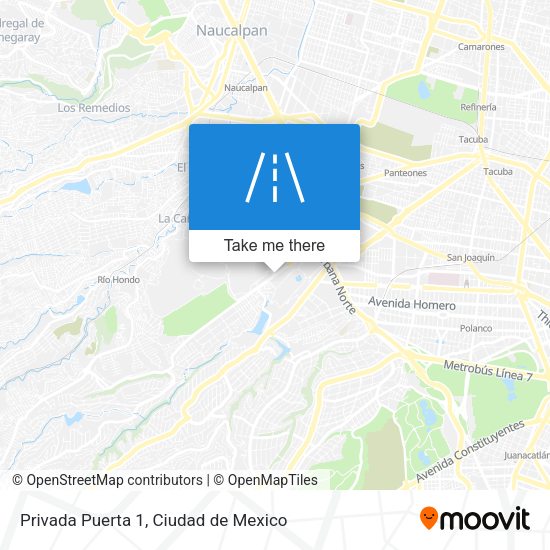Mapa de Privada Puerta 1