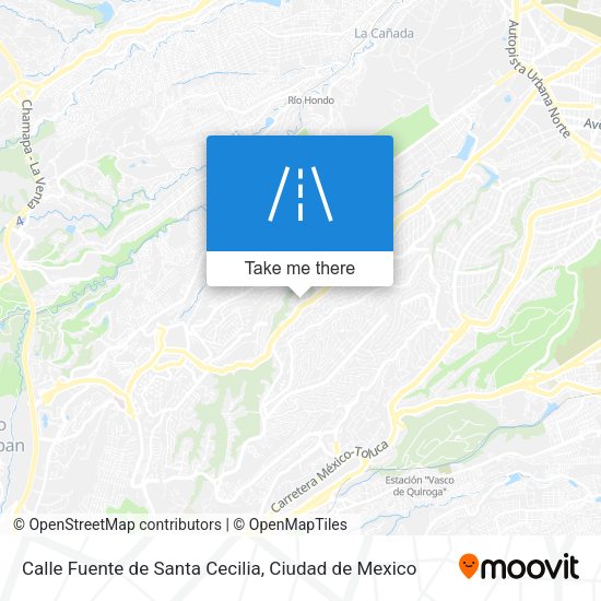 Calle Fuente de Santa Cecilia map