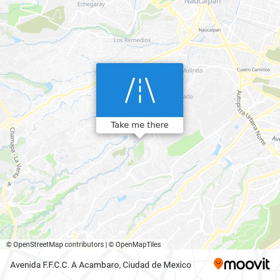Avenida F.F.C.C. A Acambaro map