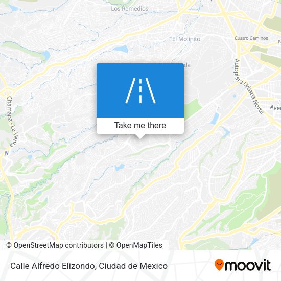 Calle Alfredo Elizondo map