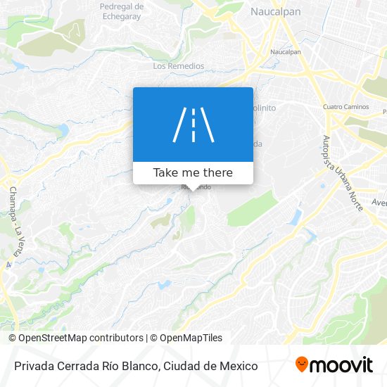 Privada Cerrada Río Blanco map