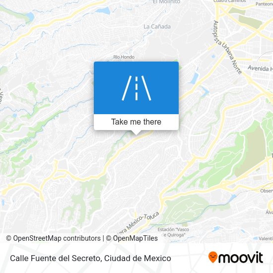 Mapa de Calle Fuente del Secreto