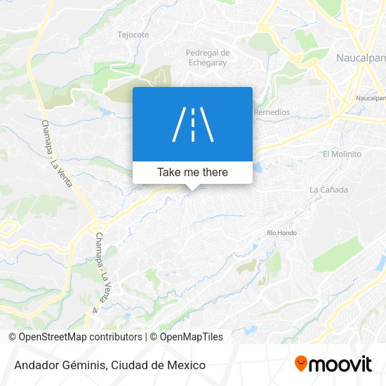 Andador Géminis map
