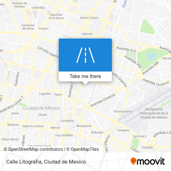 Calle Litografía map
