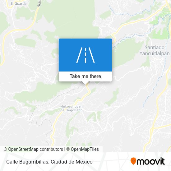 Calle Bugambilias map