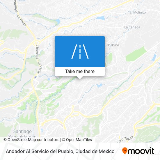Andador Al Servicio del Pueblo map