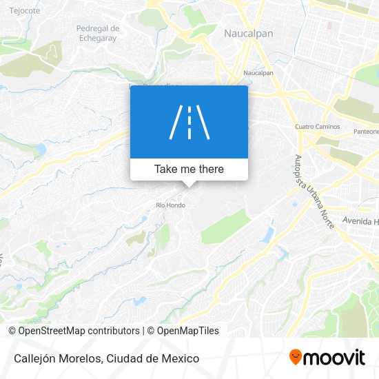 Callejón Morelos map