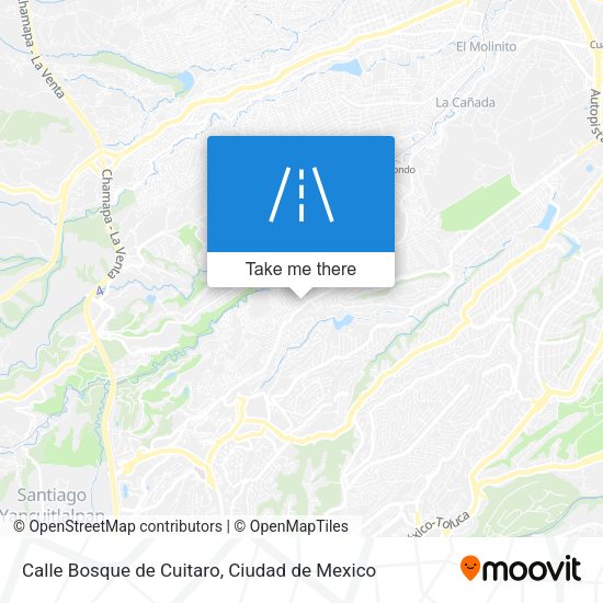 Calle Bosque de Cuitaro map