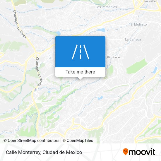 Calle Monterrey map