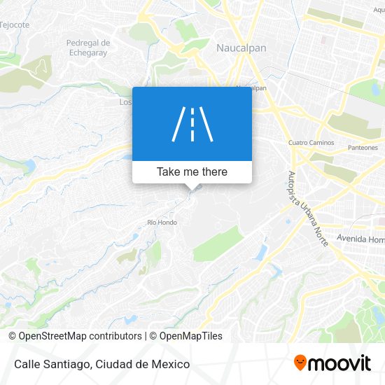 Mapa de Calle Santiago