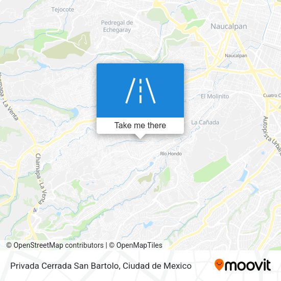 Mapa de Privada Cerrada San Bartolo