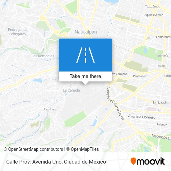 Calle Prov. Avenida Uno map