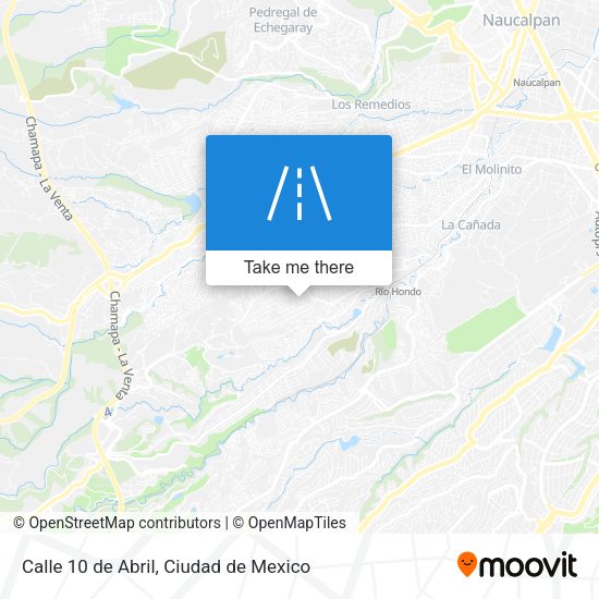 Calle 10 de Abril map